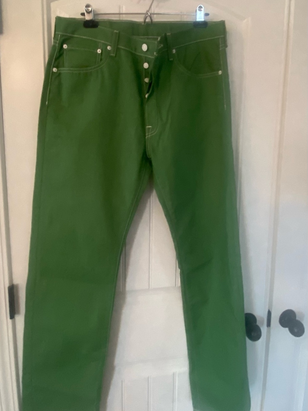 Levi's Straight-Leg Jeans in Green